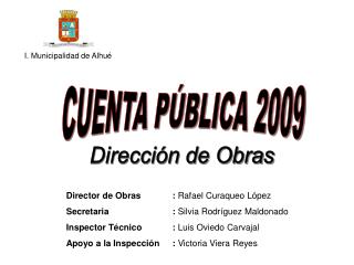 CUENTA PÚBLICA 2009