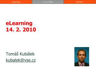 eLearning 14. 2. 2010