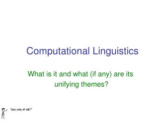 Computational Linguistics
