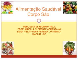 Alimentação Saudável Corpo São