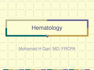 Hematology