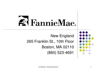 New England 265 Franklin St., 10th Floor Boston, MA 02110 (860) 523-4691
