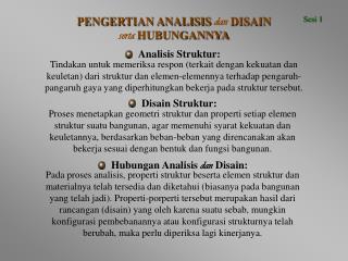 PENGERTIAN ANALISIS dan DISAIN serta HUBUNGANNYA