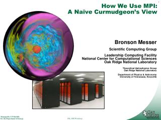 How We Use MPI: A Naïve Curmudgeon’s View