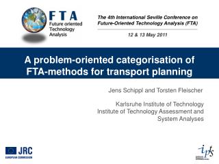 A problem-oriented categorisation of FTA-methods for transport planning
