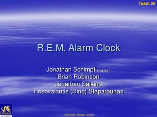 R.E.M. Alarm Clock