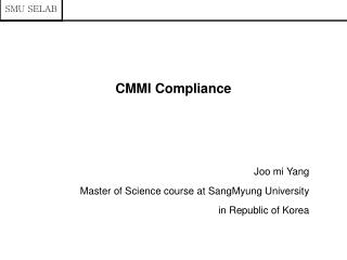 CMMI Compliance