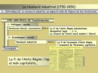 La revolució industrial (1750-1850)
