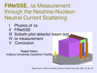 FINeSSE , D s Measurement through the Neutrino-Nucleon Neutral Current Scattering