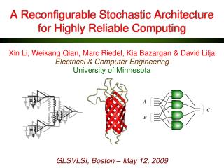 A Reconﬁgurable Stochastic Architecture for Highly Reliable Computing