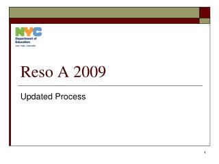 Reso A 2009