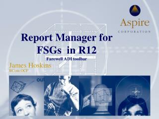 Report Manager for FSGs in R12 Farewell ADI toolbar