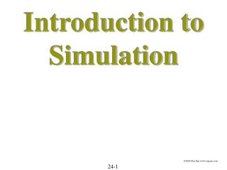 Introduction to Simulation