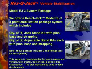 Model RJ-3 System Package