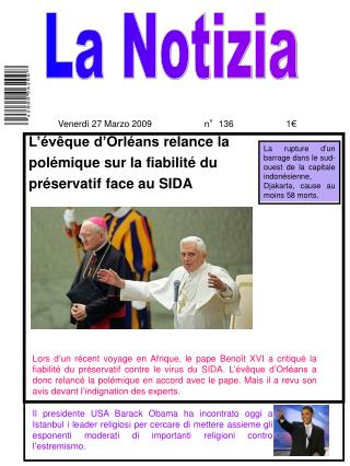 L’évêque d’Orléans relance la polémique sur la fiabilité du préservatif face au SIDA