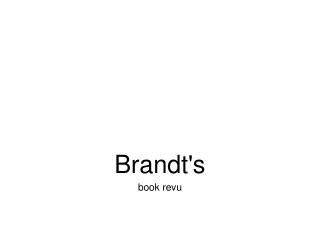 Brandt's