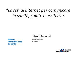 “Le reti di Internet per comunicare in sanità, salute e assitenza