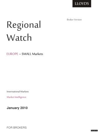 Regional Watch EUROPE – SMALL Markets