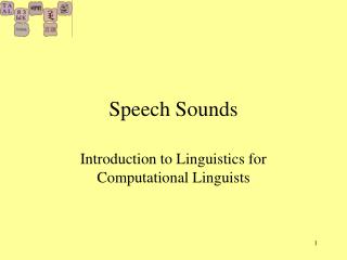 Speech Sounds