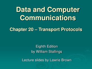 Data and Computer Communications