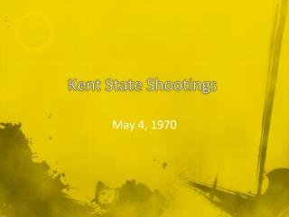 Kent State Shootings