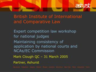 British Institute of International and Comparative Law