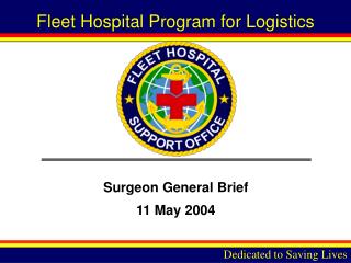 Surgeon General Brief 11 May 2004