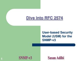 Dive into RFC 2574