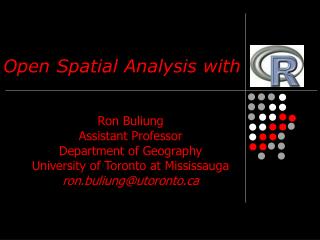 Open Spatial Analysis with
