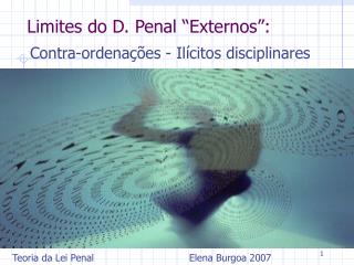 Limites do D. Penal “Externos”: