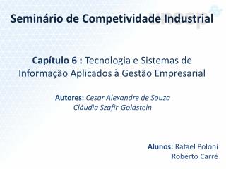 Seminário de Competividade Industrial