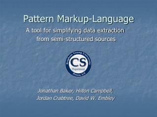 Pattern Markup-Language