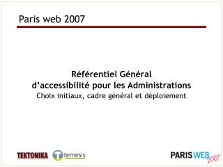Paris web 2007