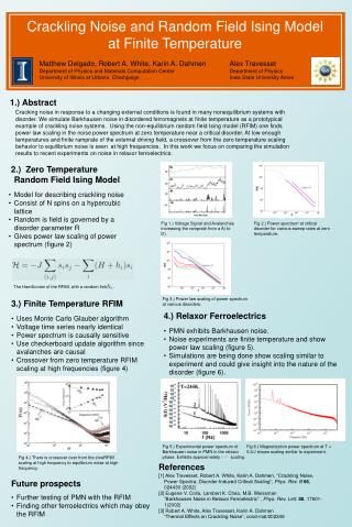 Crackling Noise and Random Field Ising Model at Finite Temperature