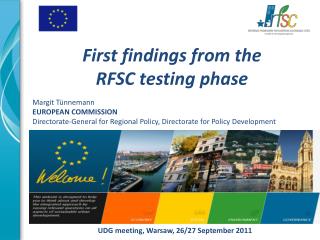 First findings from the RFSC testing phase