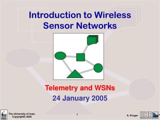 Introduction to Wireless Sensor Networks