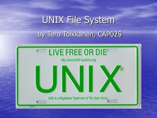 UNIX File System