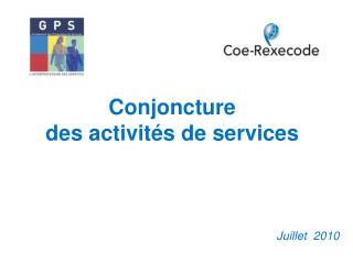 Conjoncture des activités de services