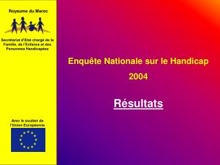 Enquête Nationale sur le Handicap 2004