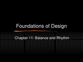 Foundations of Design