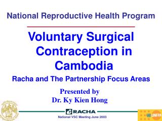 National Reproductive Health Program