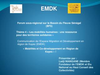 Forum sous-régional sur le Bassin du Fleuve Sénégal (BFS)