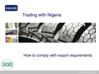 Trading with Nigeria