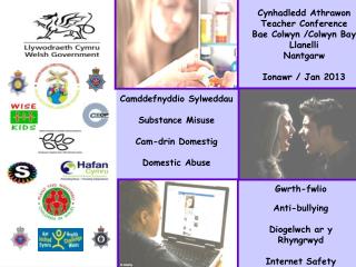 Camddefnyddio Sylweddau Substance Misuse Cam-drin Domestig Domestic Abuse