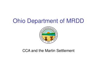 Ohio Department of MRDD