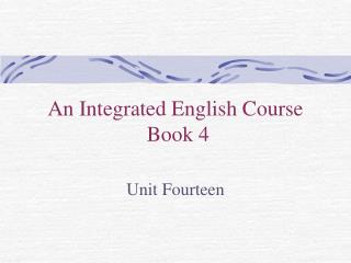 An Integrated English Course Book 4