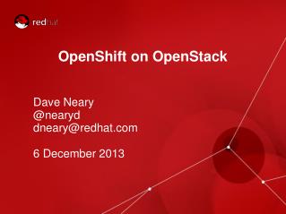 OpenShift on OpenStack