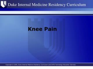 Knee Pain