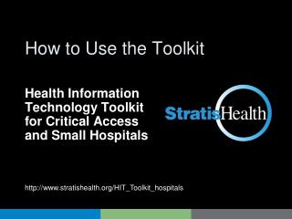 How to Use the Toolkit