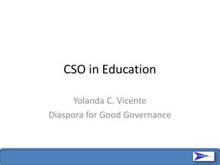 CSO in Education